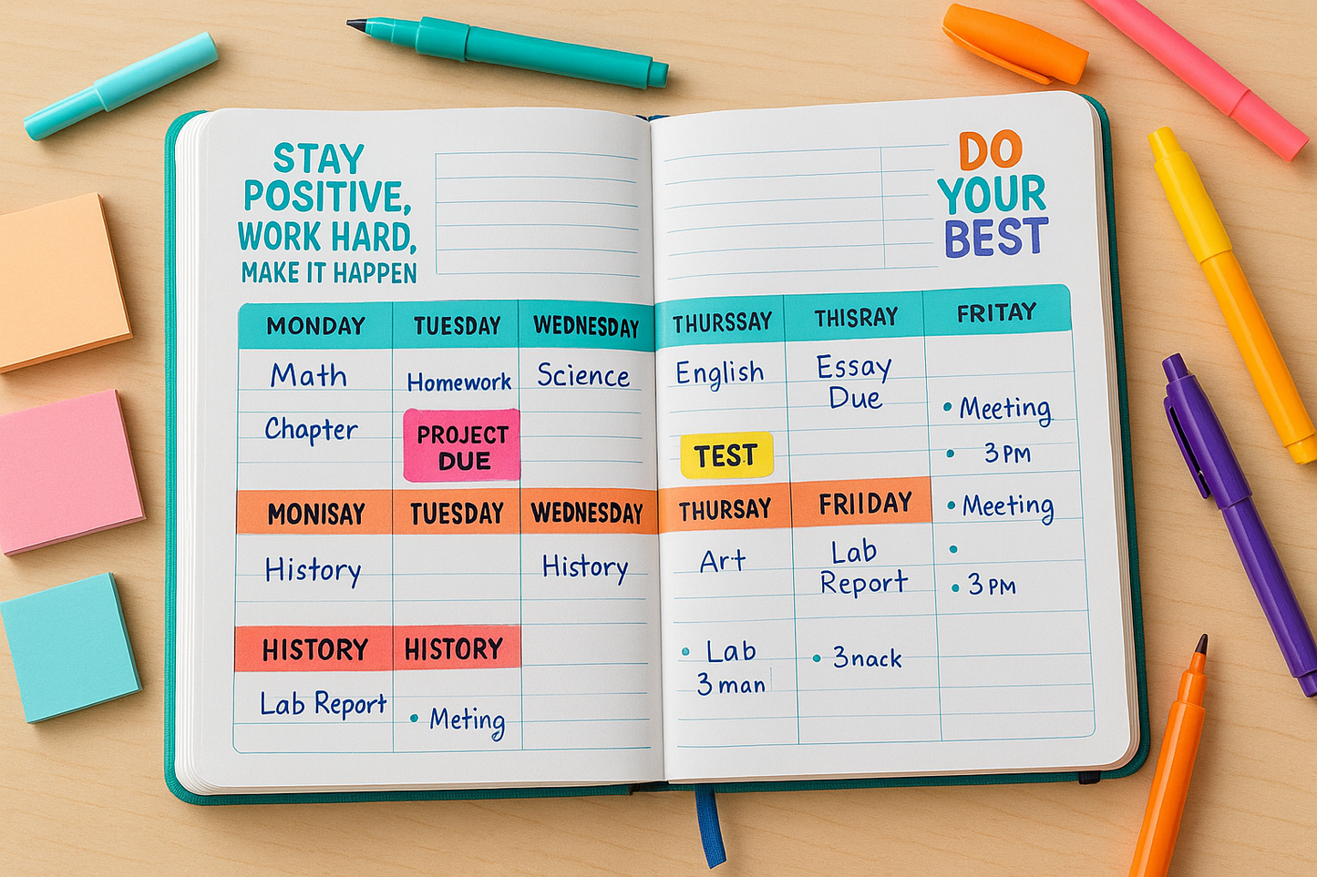 high school student planner