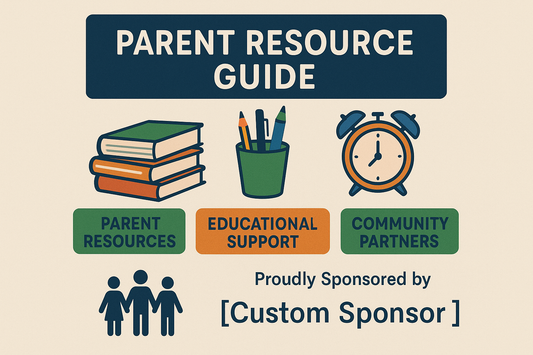 parent resource guide with custom sponsor